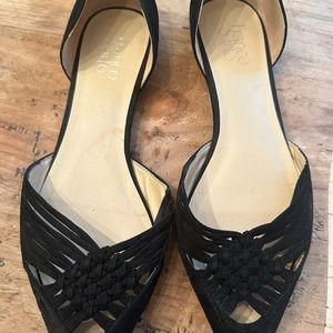 Franco Sarto black flats